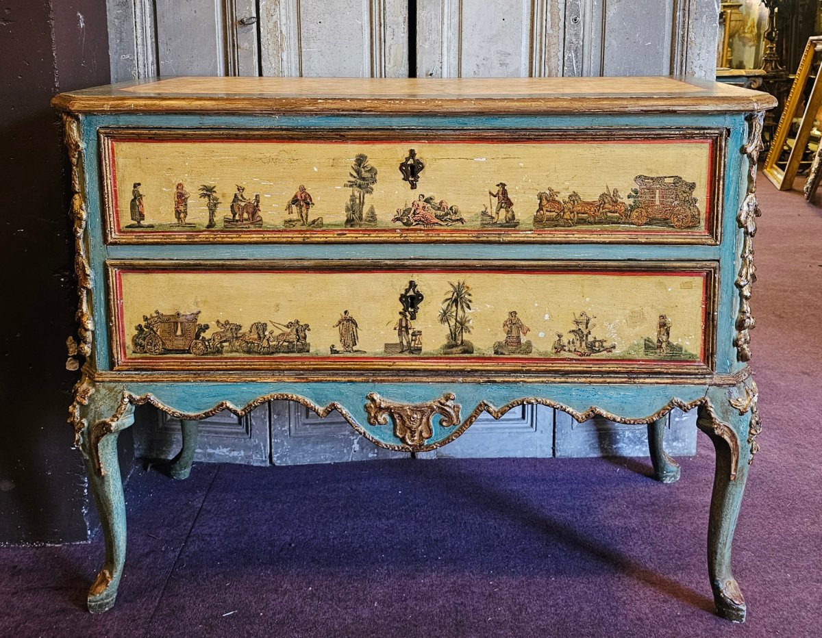 Two Chests Of Drawers That Could Form A 19th Century Pendant-photo-2