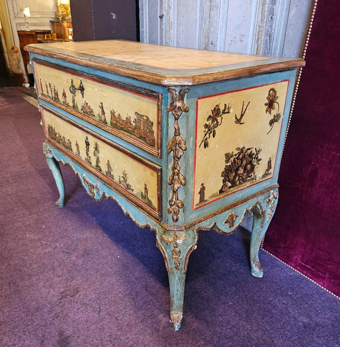 Two Chests Of Drawers That Could Form A 19th Century Pendant-photo-3