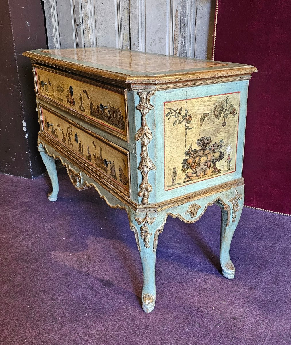 Two Chests Of Drawers That Could Form A 19th Century Pendant-photo-3
