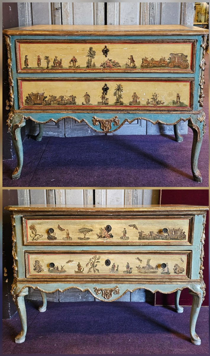Two Chests Of Drawers That Could Form A 19th Century Pendant