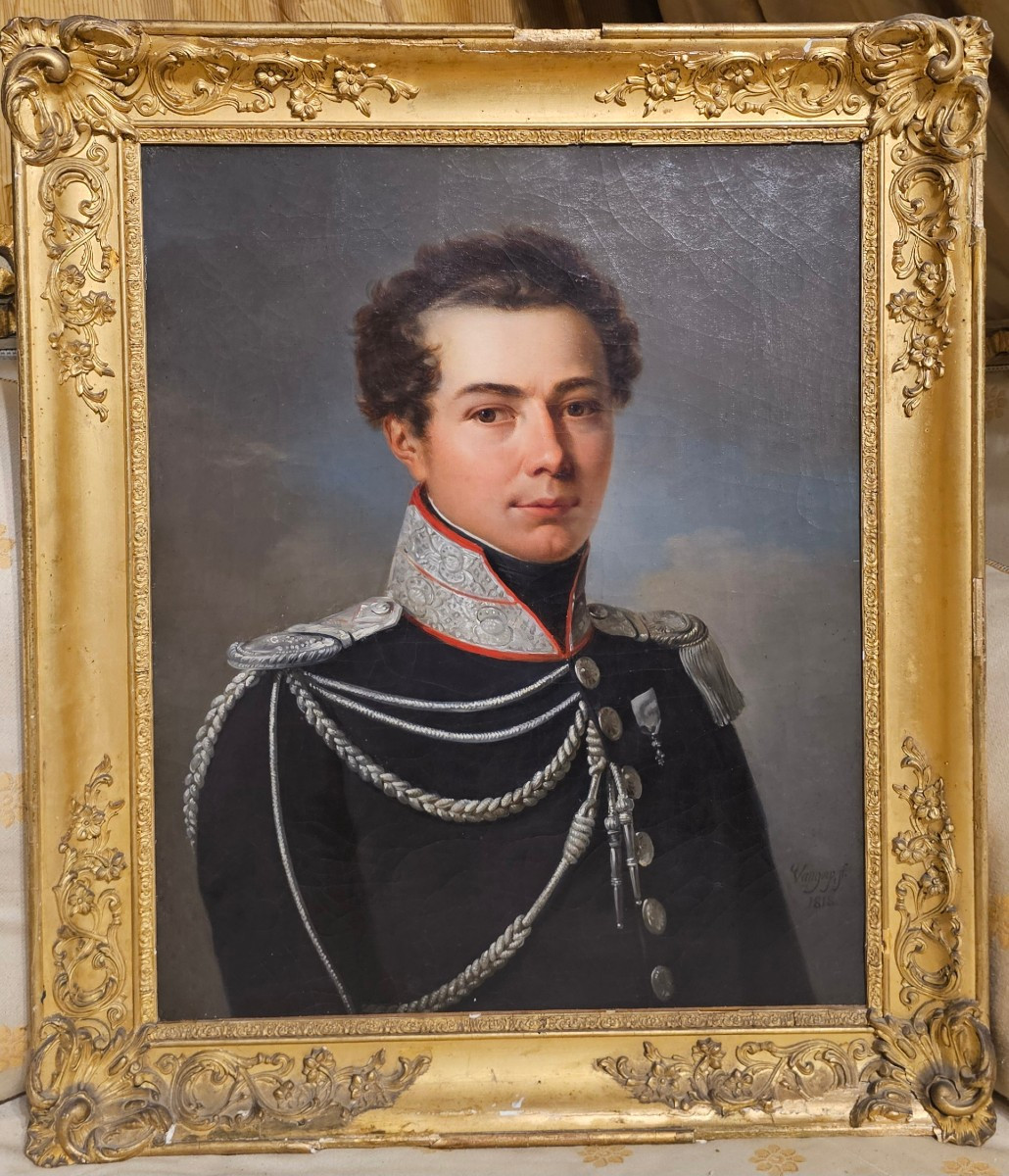 Portrait Of An Officer Of The King's Bodyguard