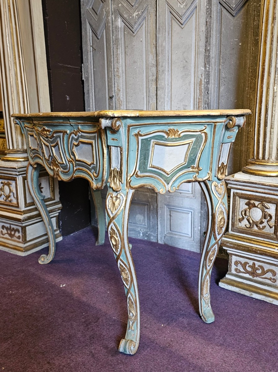 Importante Jardinière en Bois Laqué du XVIIIème Siècle-photo-2