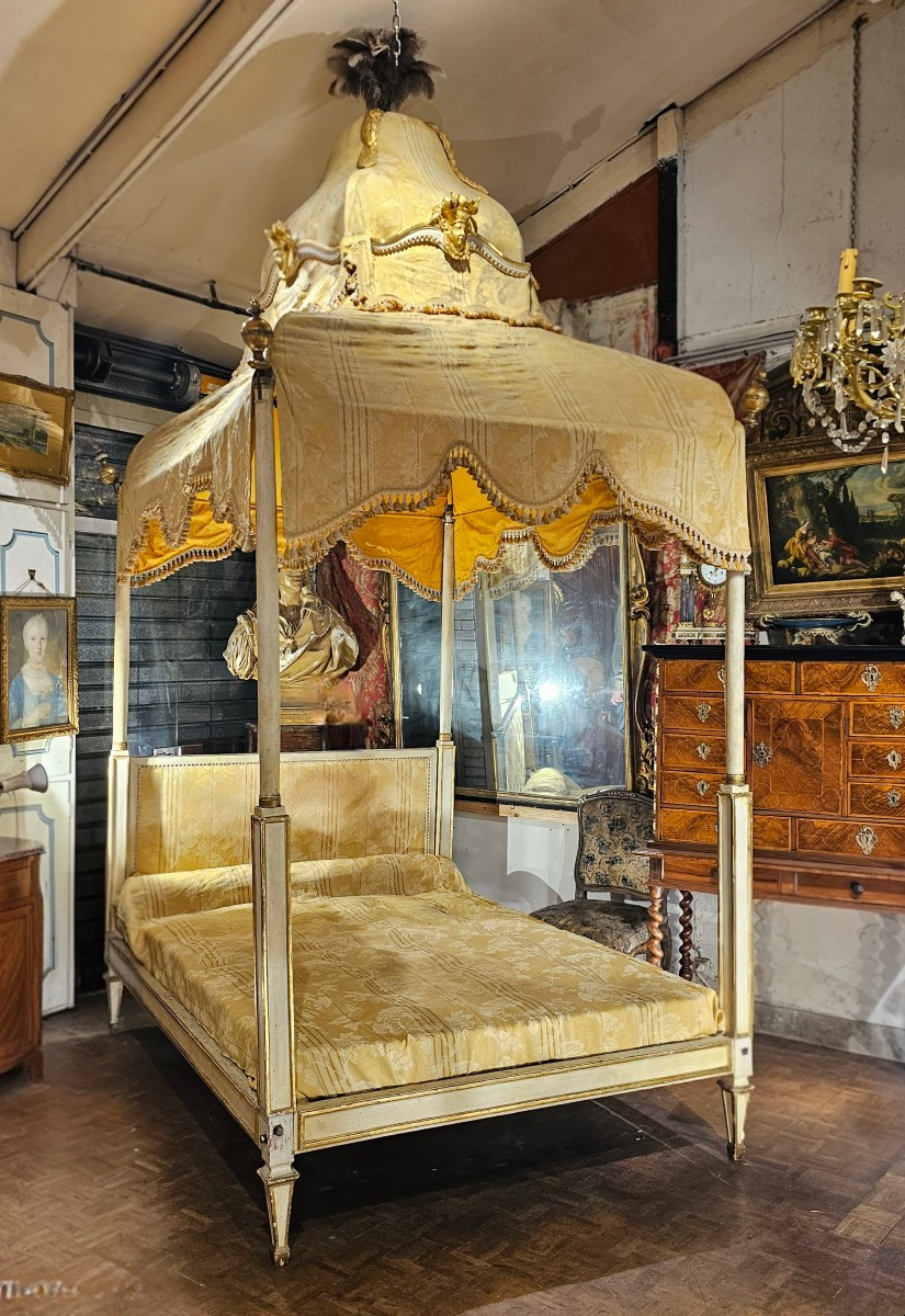 Lit à Baldaquin Epoque Directoire-photo-2