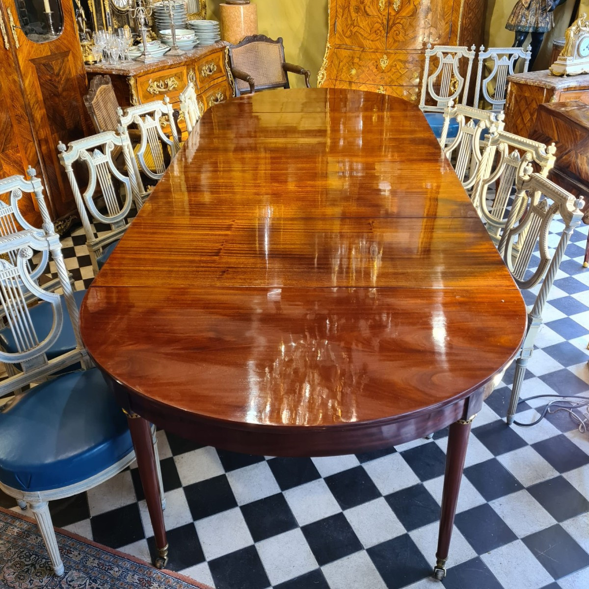 Table à Bandeau Style Louis XVI-photo-2