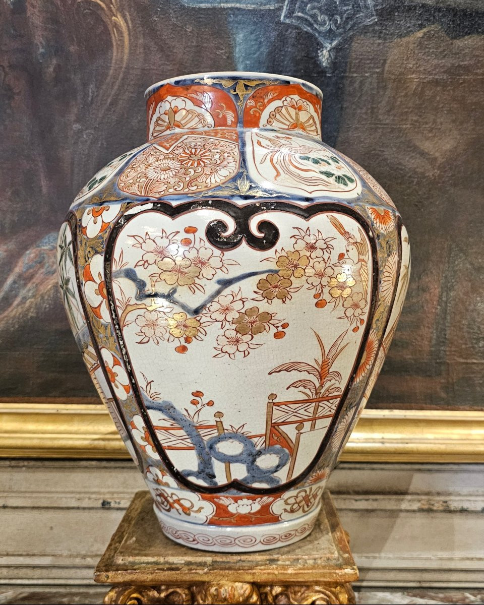 Grande Potiche en Porcelaine du Japon de la Fin du XVIIème Siècle-photo-3