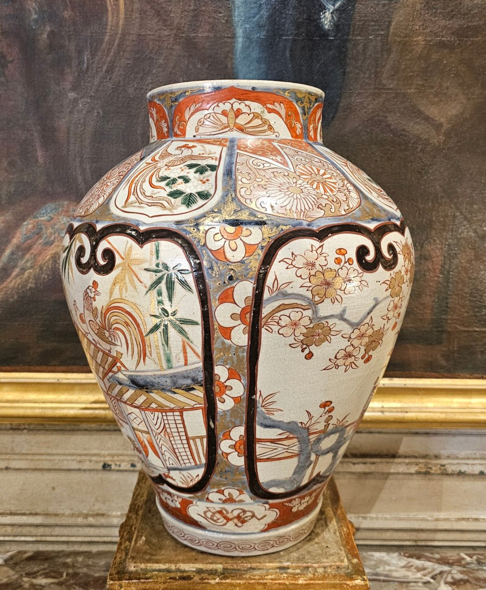 Grande Potiche en Porcelaine du Japon de la Fin du XVIIème Siècle-photo-4