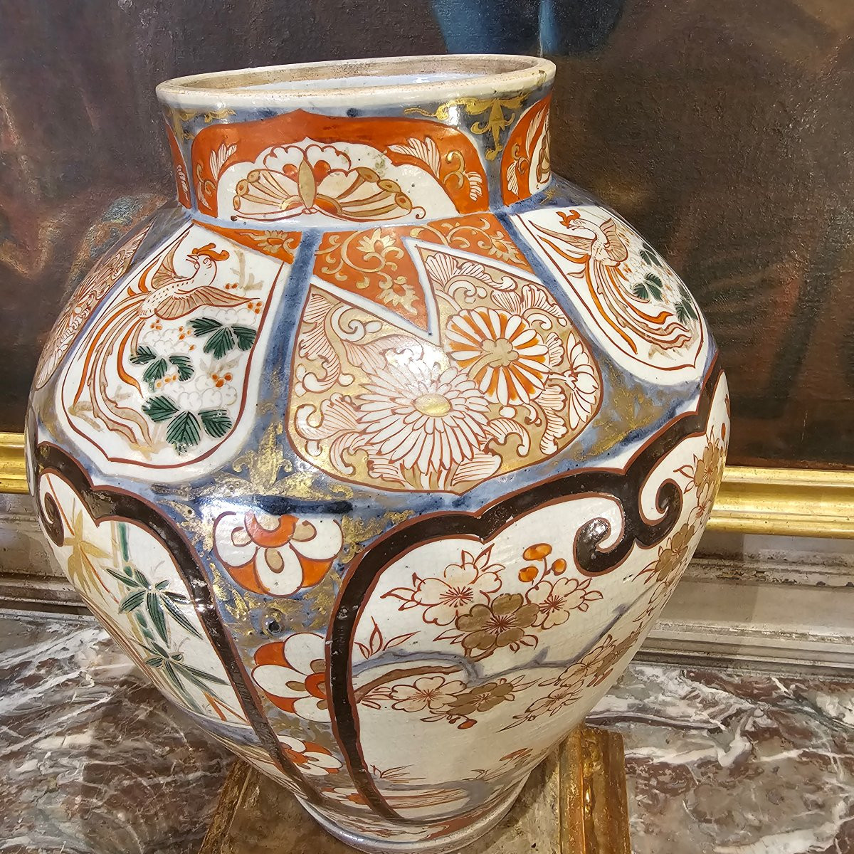 Grande Potiche en Porcelaine du Japon de la Fin du XVIIème Siècle-photo-3