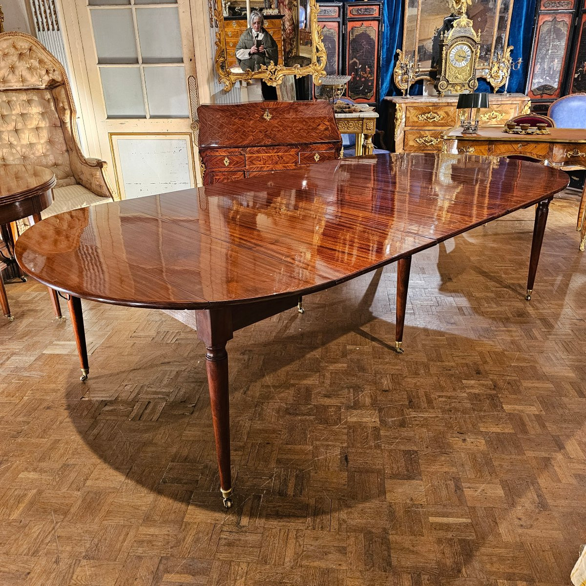 Table de Salle à Manger Epoque Louis XVI-photo-3