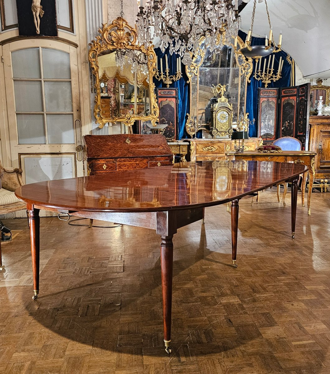 Table de Salle à Manger Epoque Louis XVI-photo-4