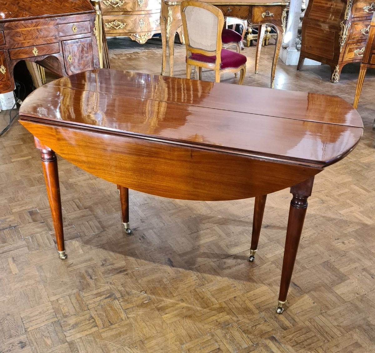 Table de Salle à Manger Epoque Louis XVI-photo-2