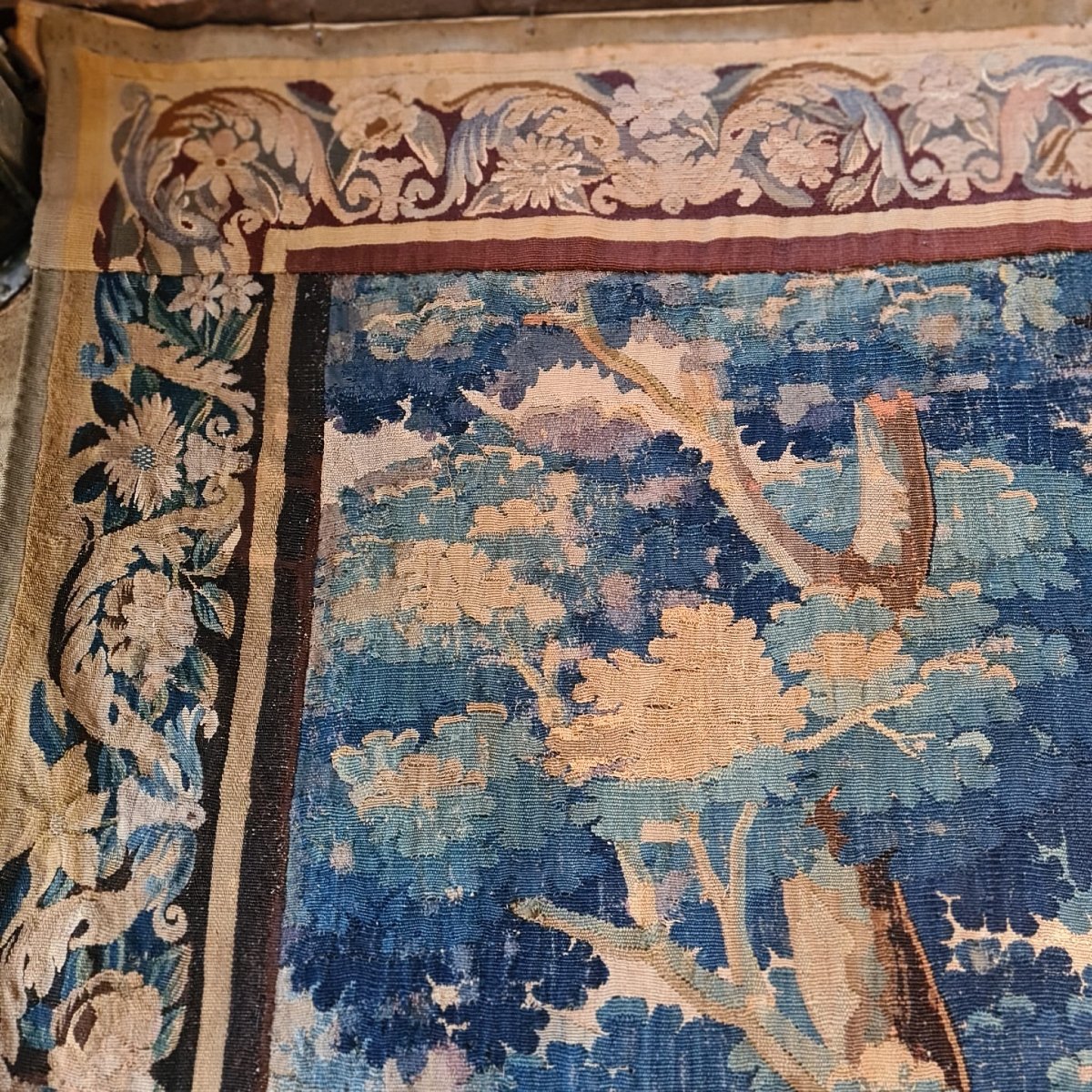 Tapisserie Aubusson Epoque XVIIIème Siècle-photo-4