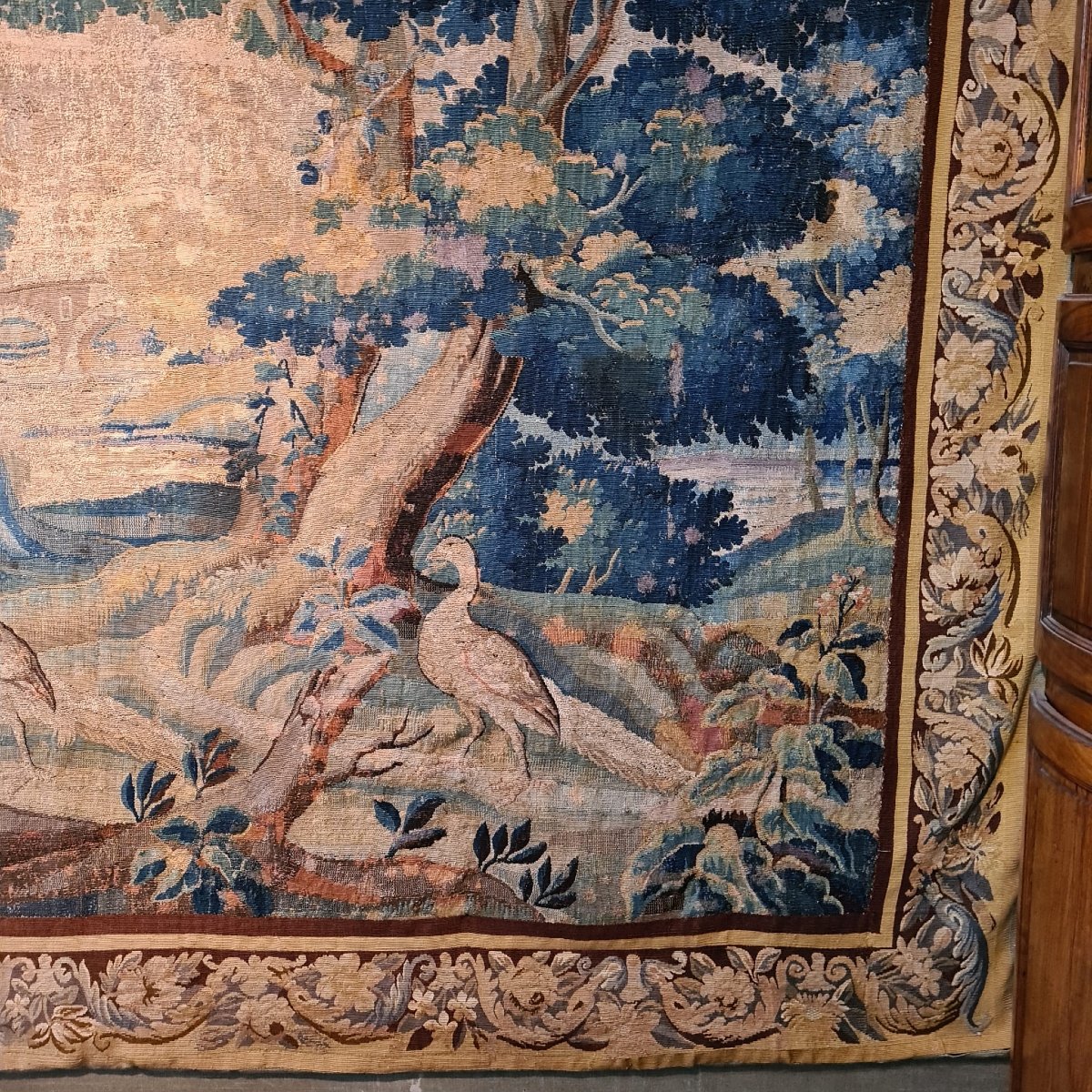 Tapisserie Aubusson Epoque XVIIIème Siècle-photo-2