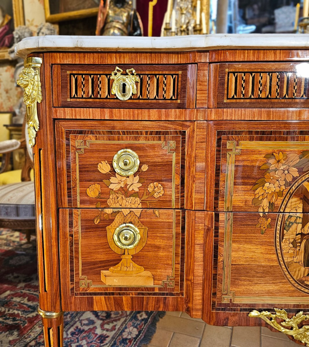 Commode Epoque Louis XVI Estampillée de Topino-photo-2