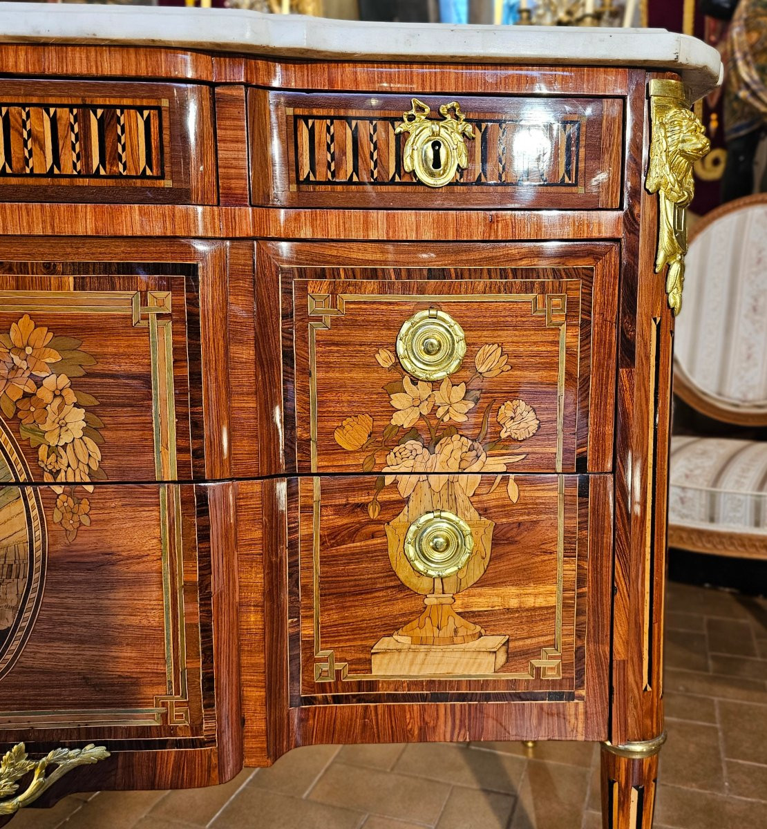 Commode Epoque Louis XVI Estampillée de Topino-photo-4