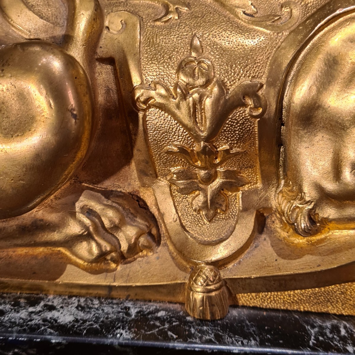 Pair Of Reclining Lions Louis XV Period-photo-3