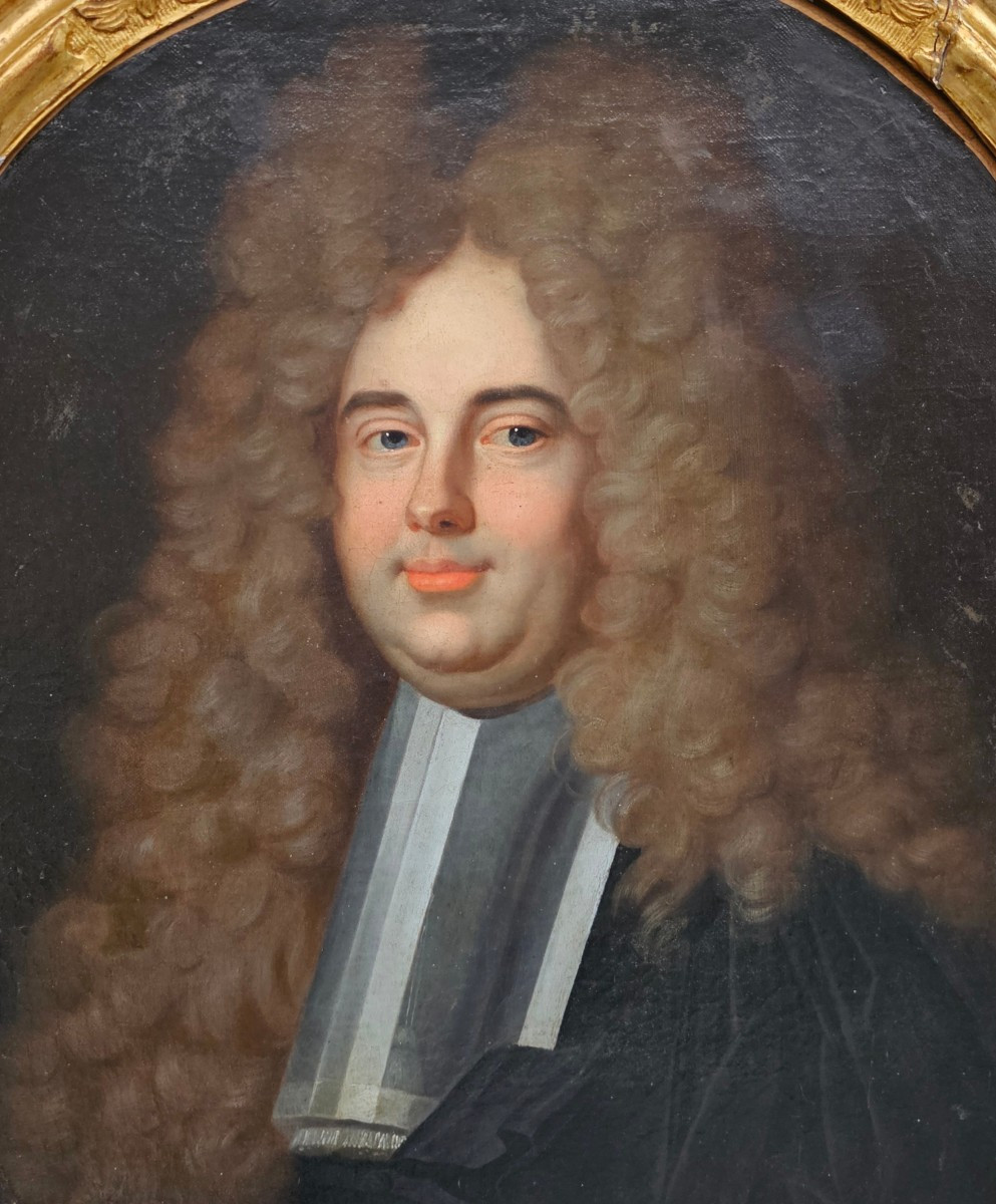 Portrait Of A Man Louis XIV Period-photo-2