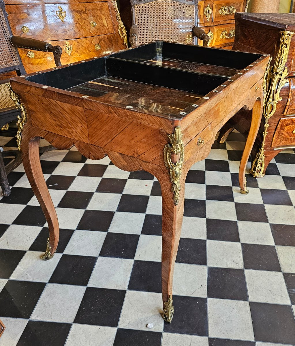 Tric Trac Games Table Louis XVI Period-photo-2