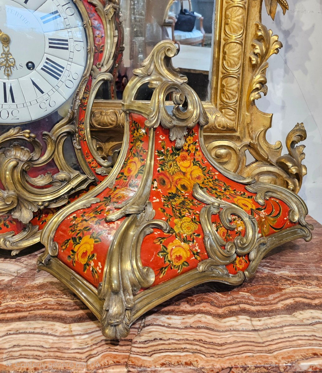 Large Wall Lamp And Console Louis XV Period-photo-6