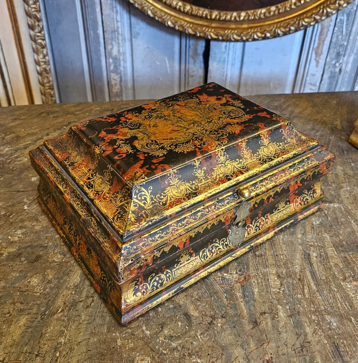 Coffret à Perruque Epoque Louis XIV-photo-2