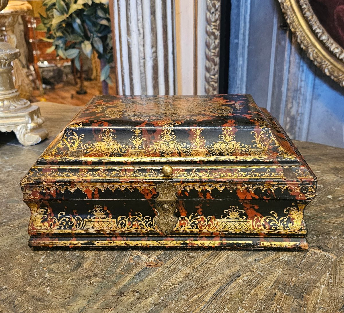 Coffret à Perruque Epoque Louis XIV-photo-3