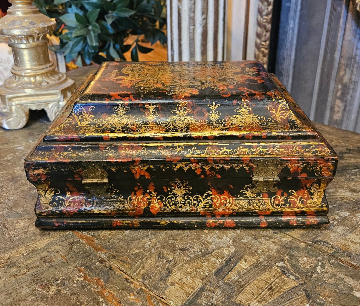 Coffret à Perruque Epoque Louis XIV-photo-2