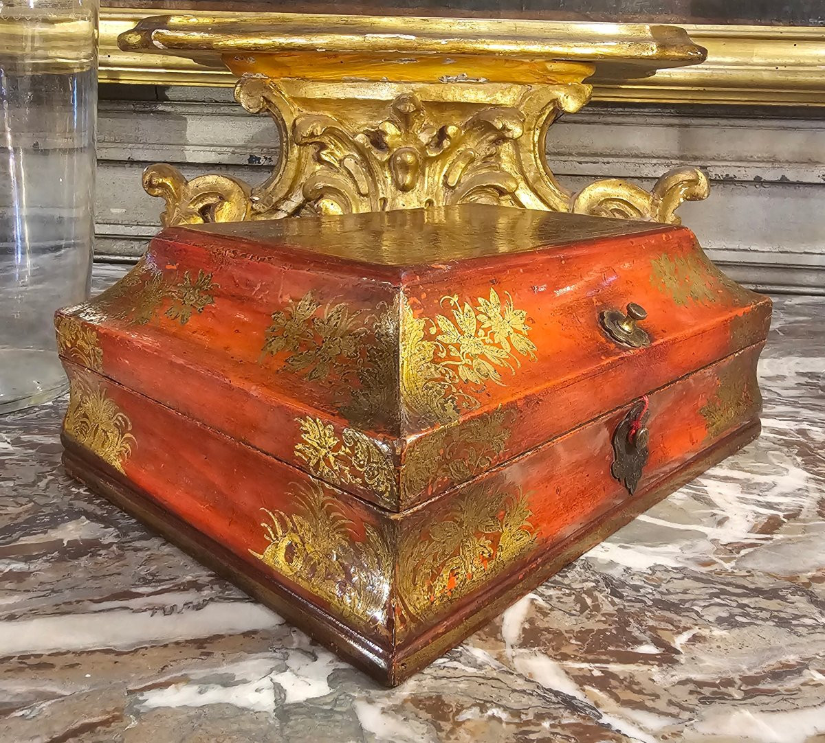 Louis XV Period Wig Box-photo-3