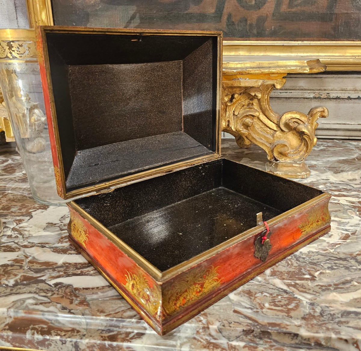 Louis XV Period Wig Box-photo-1