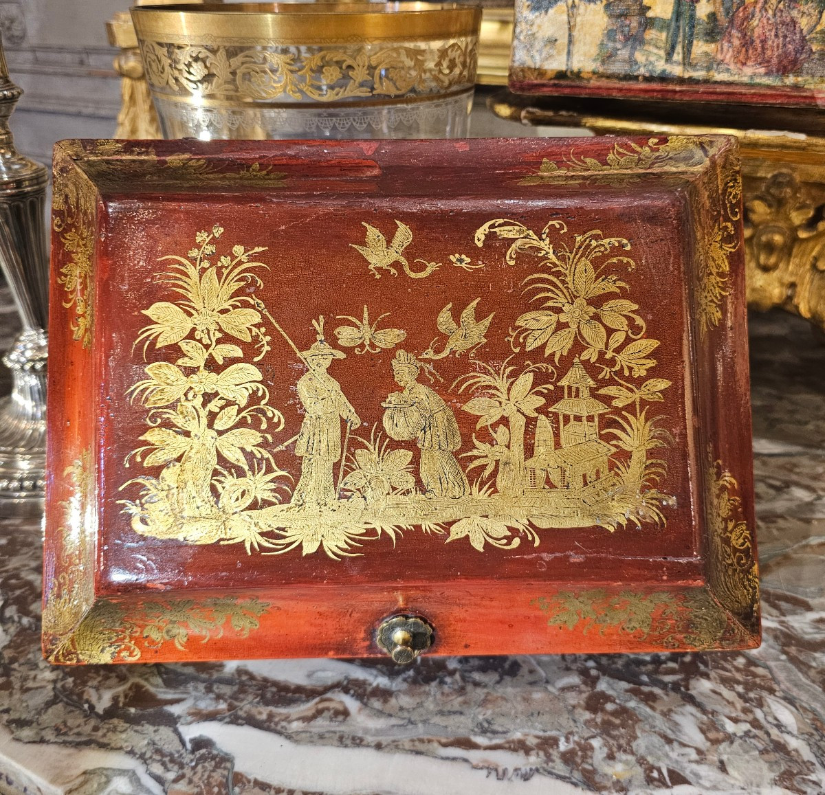 Louis XV Period Wig Box-photo-2