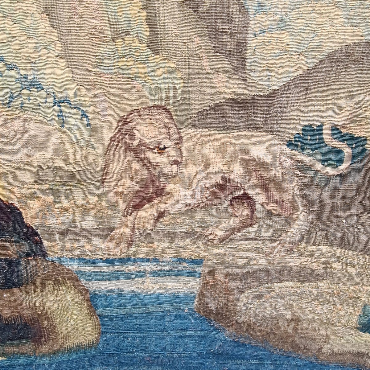 Grande Tapisserie Des Flandres, du XVIIème Siècle-photo-4
