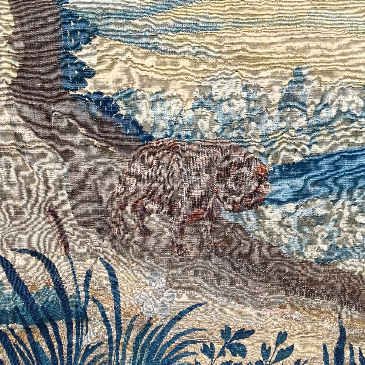 Grande Tapisserie Des Flandres, du XVIIème Siècle-photo-1