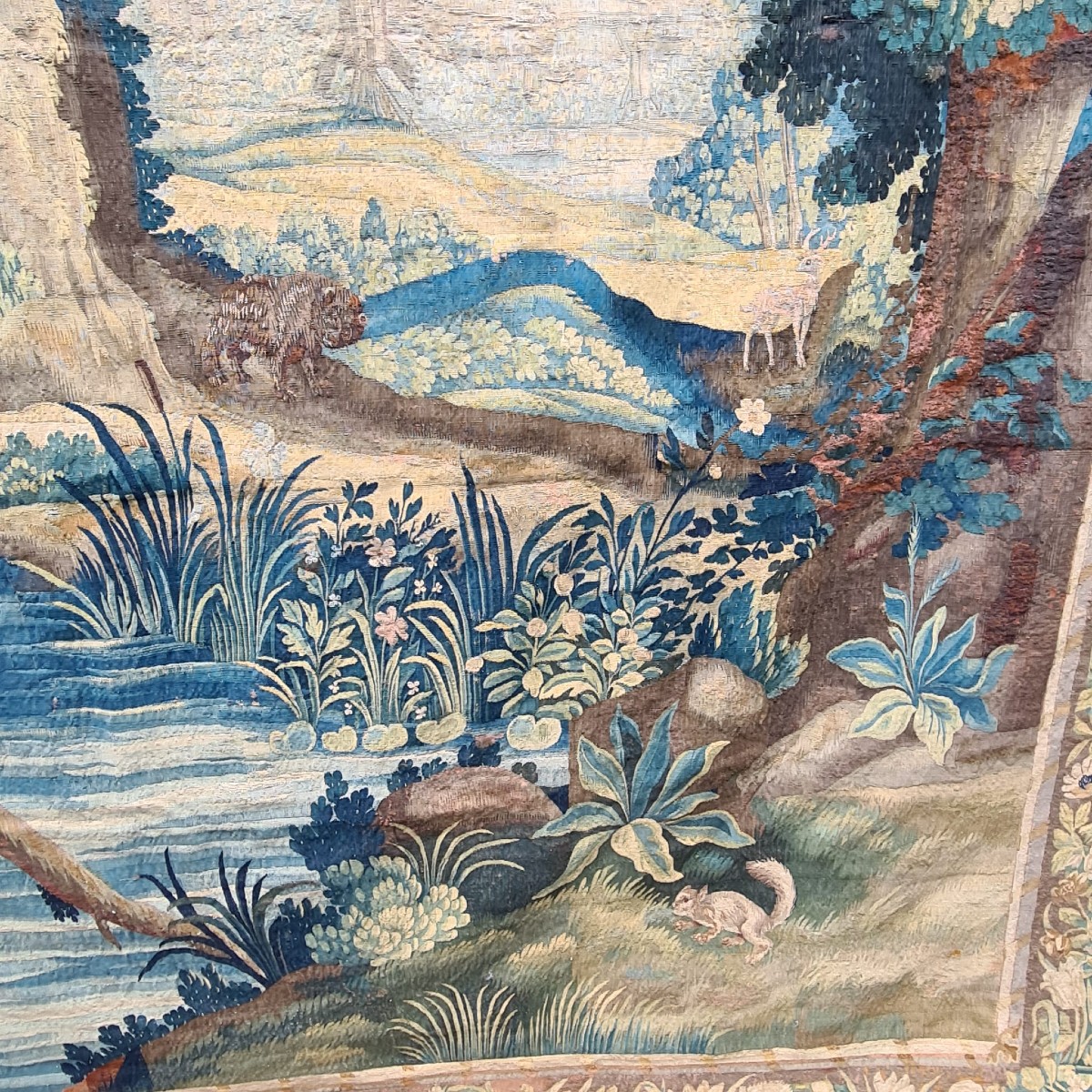 Grande Tapisserie Des Flandres, du XVIIème Siècle-photo-5