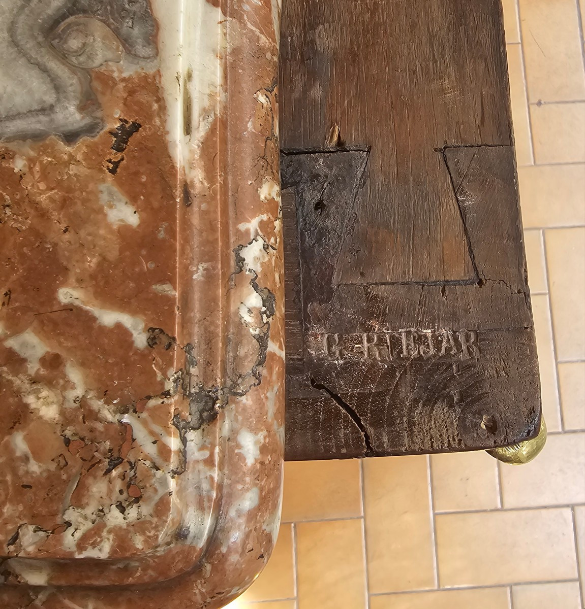 Importante Commode dite " Sauteuse " Epoque Louis XV-photo-7