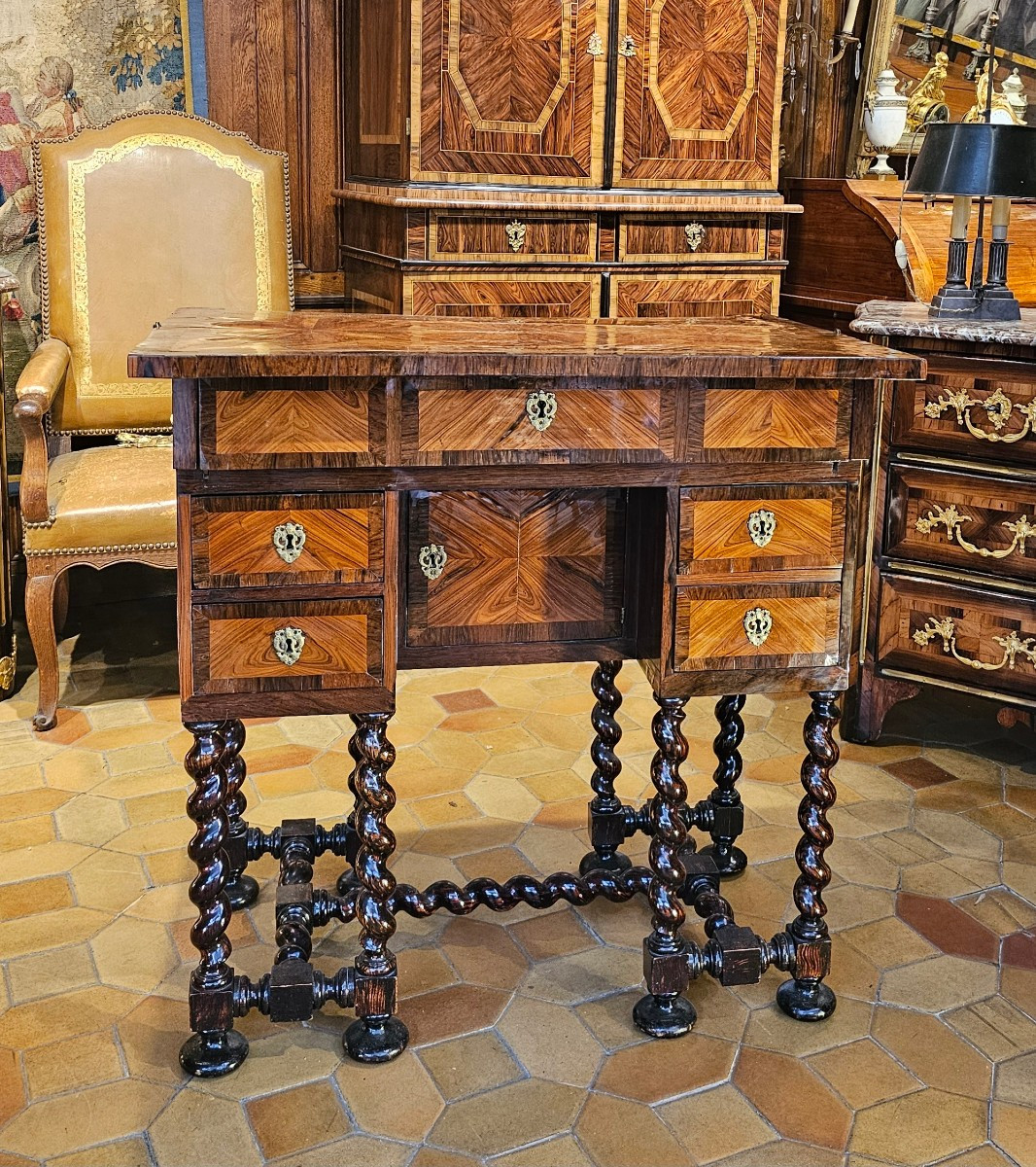 Bureau Mazarin Epoque Louis XIV