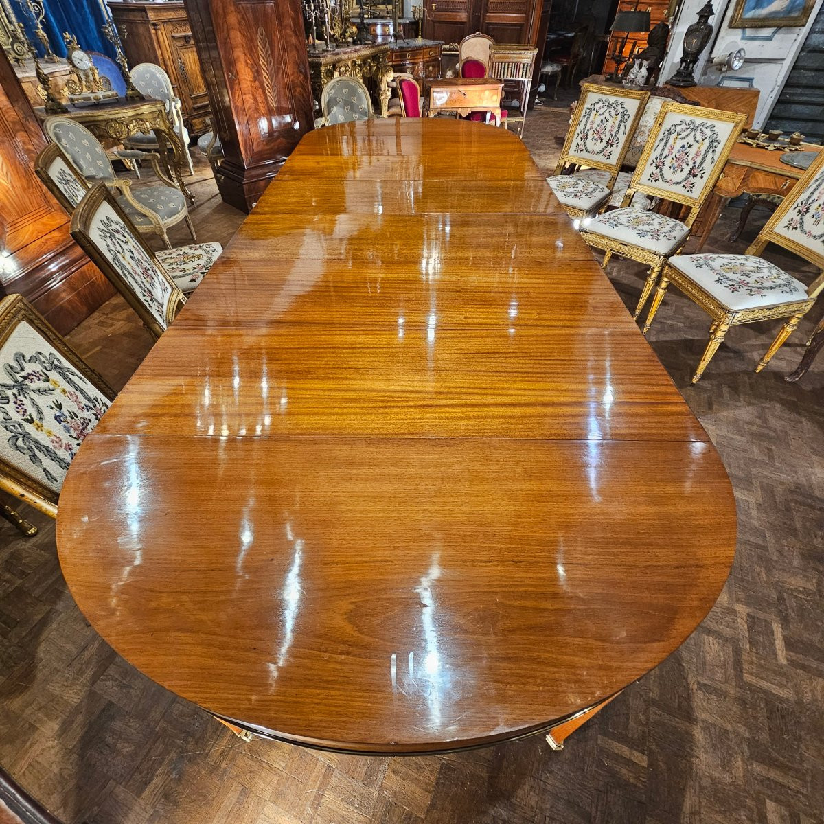 Table de Salle à Manger de Style Directoire, XIXème Siècle-photo-2