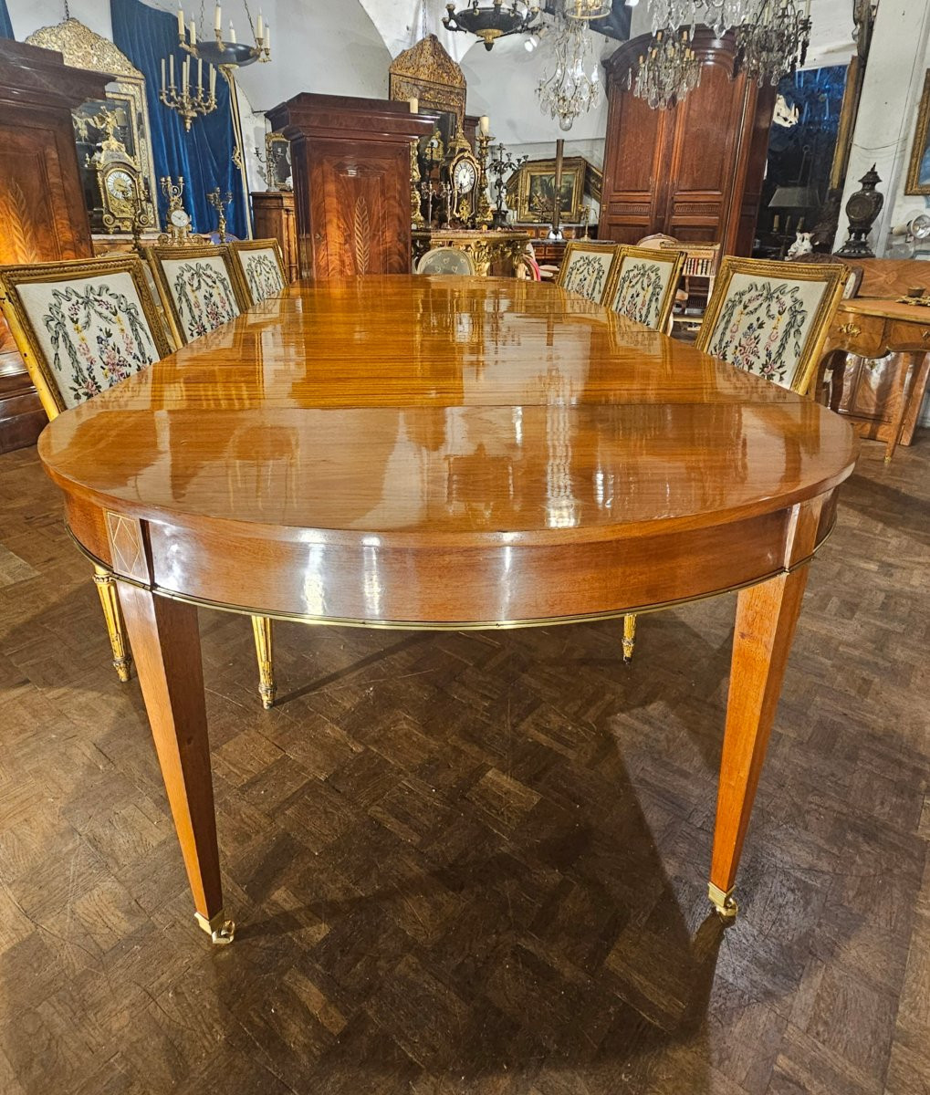 Table de Salle à Manger de Style Directoire, XIXème Siècle-photo-3