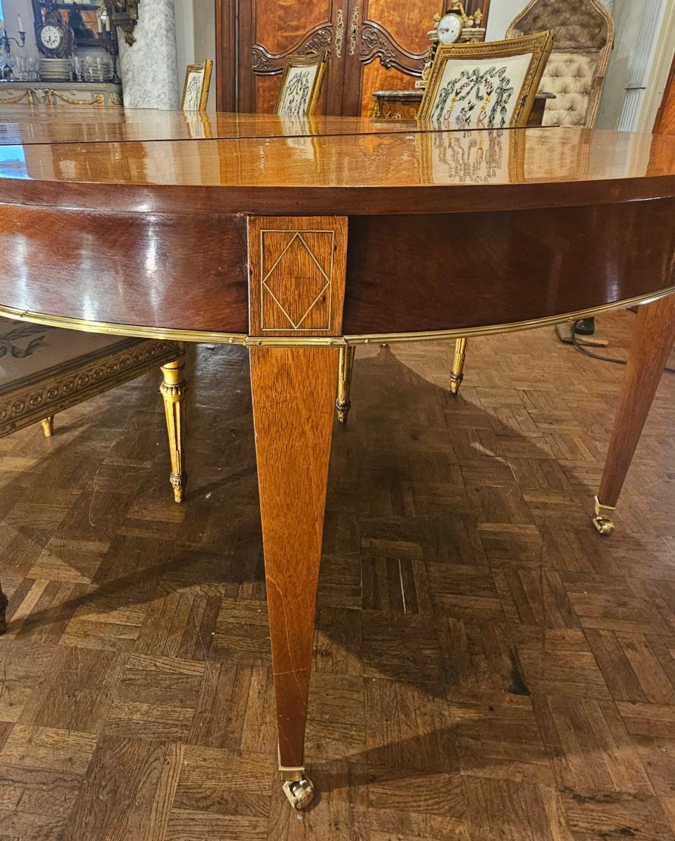 Table de Salle à Manger de Style Directoire, XIXème Siècle-photo-1