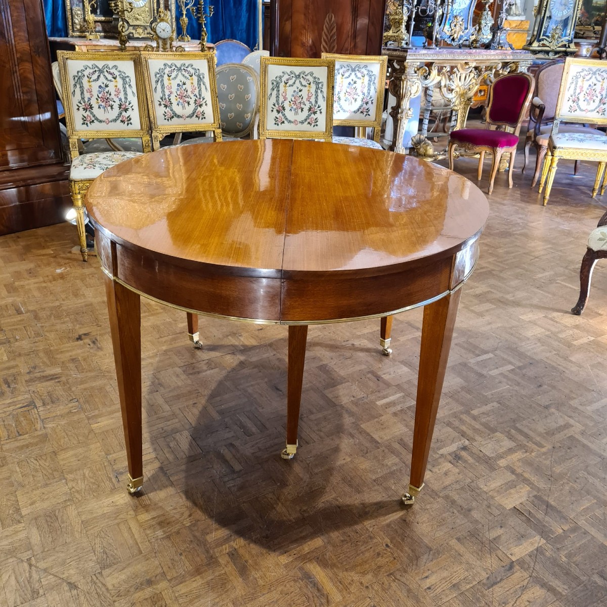 Table de Salle à Manger de Style Directoire, XIXème Siècle-photo-4