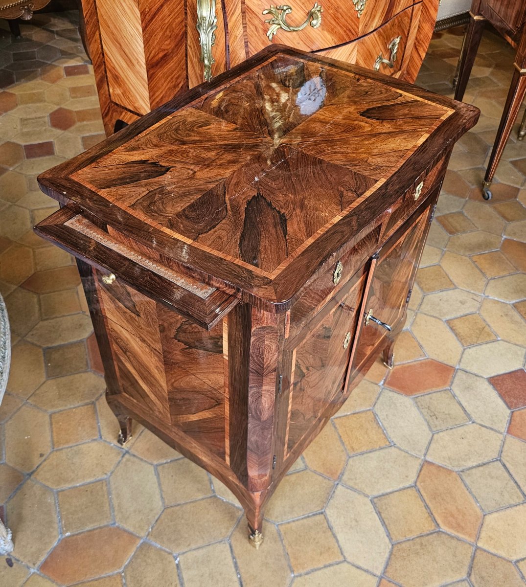 Meuble d'Entre-deux Epoque Louis XV-photo-3