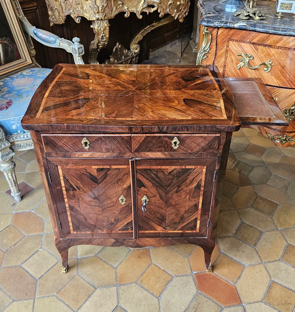 Meuble d'Entre-deux Epoque Louis XV-photo-2