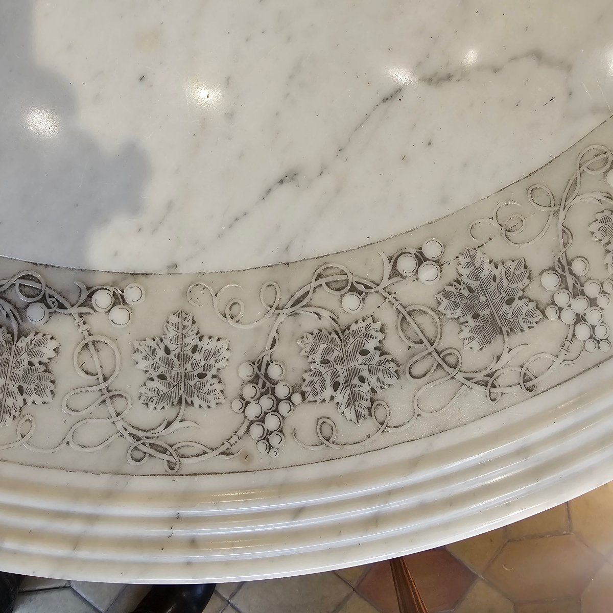Mahogany Table, Restauration Period-photo-3