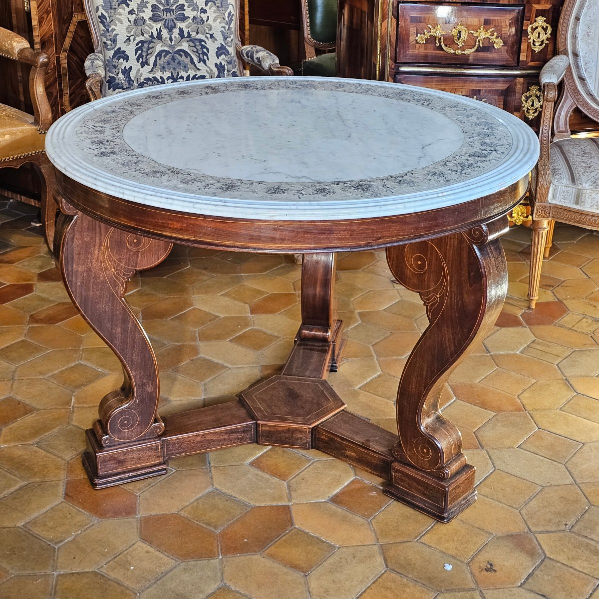 Mahogany Table, Restauration Period