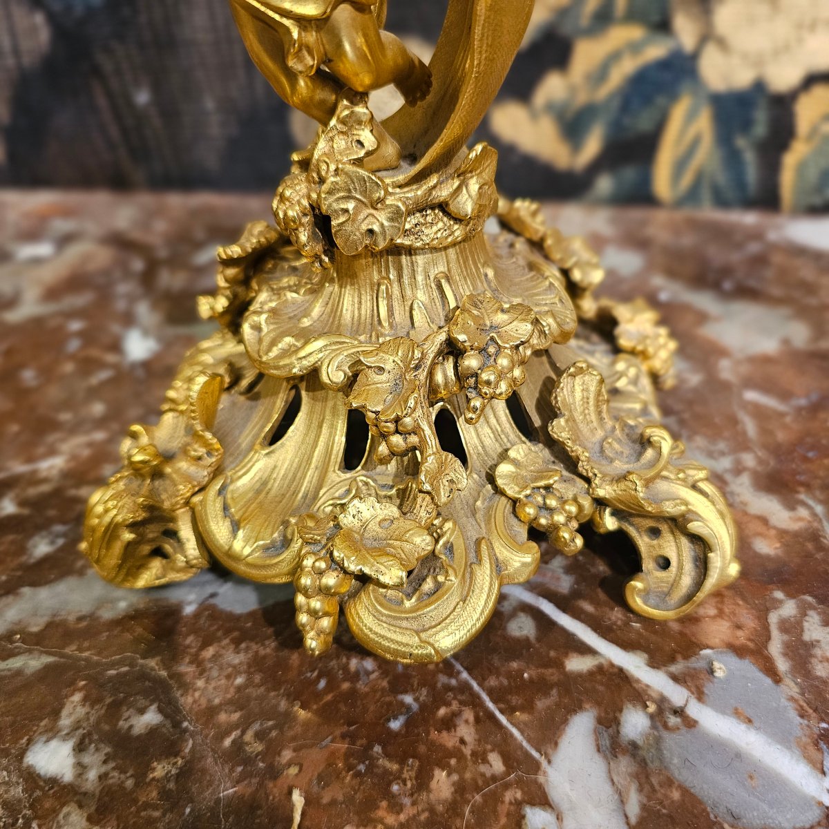 Pair Of Candlesticks Napoleon III Period-photo-7