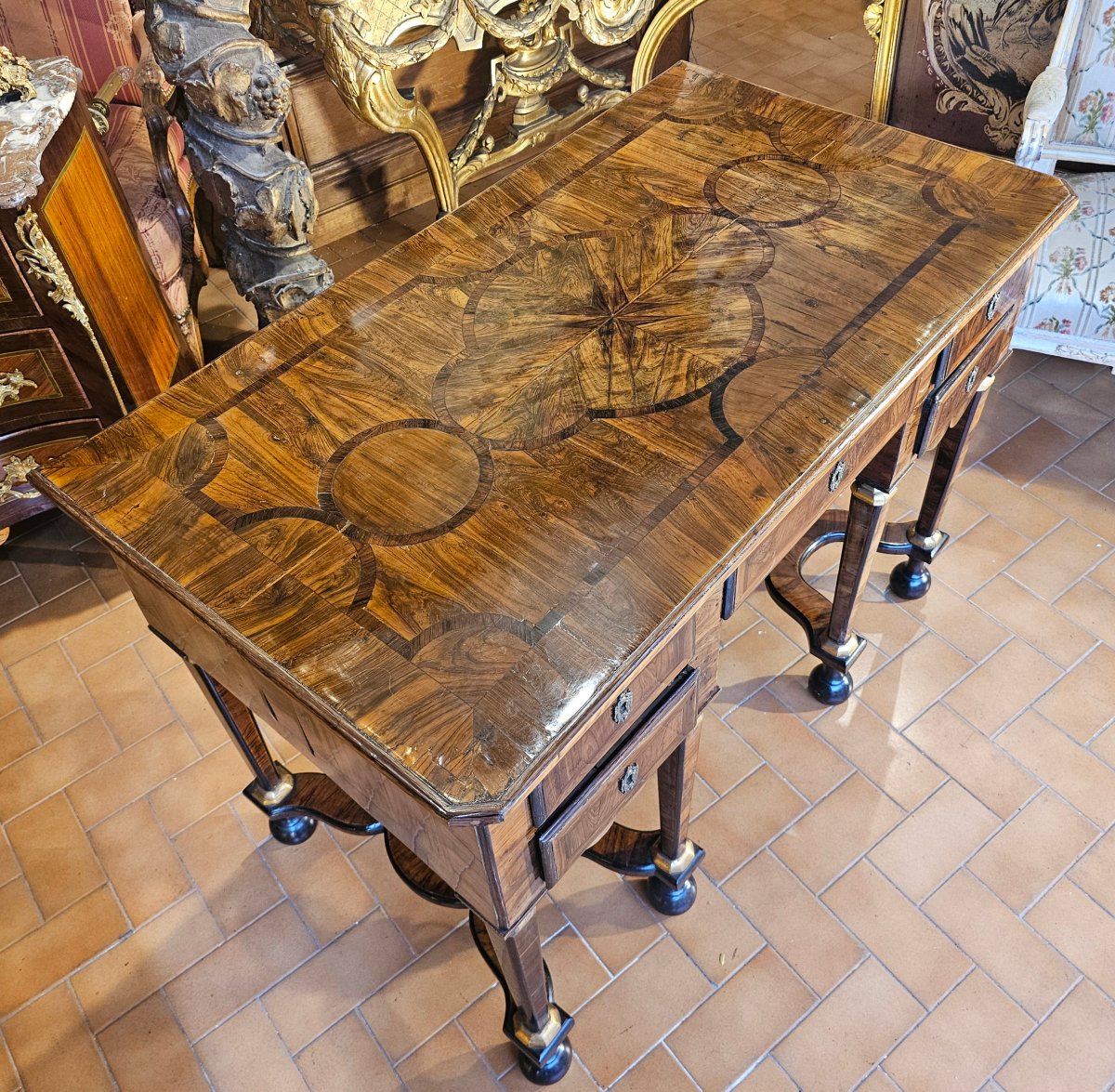 Bureau Mazarin Époque Louis XIV-photo-3