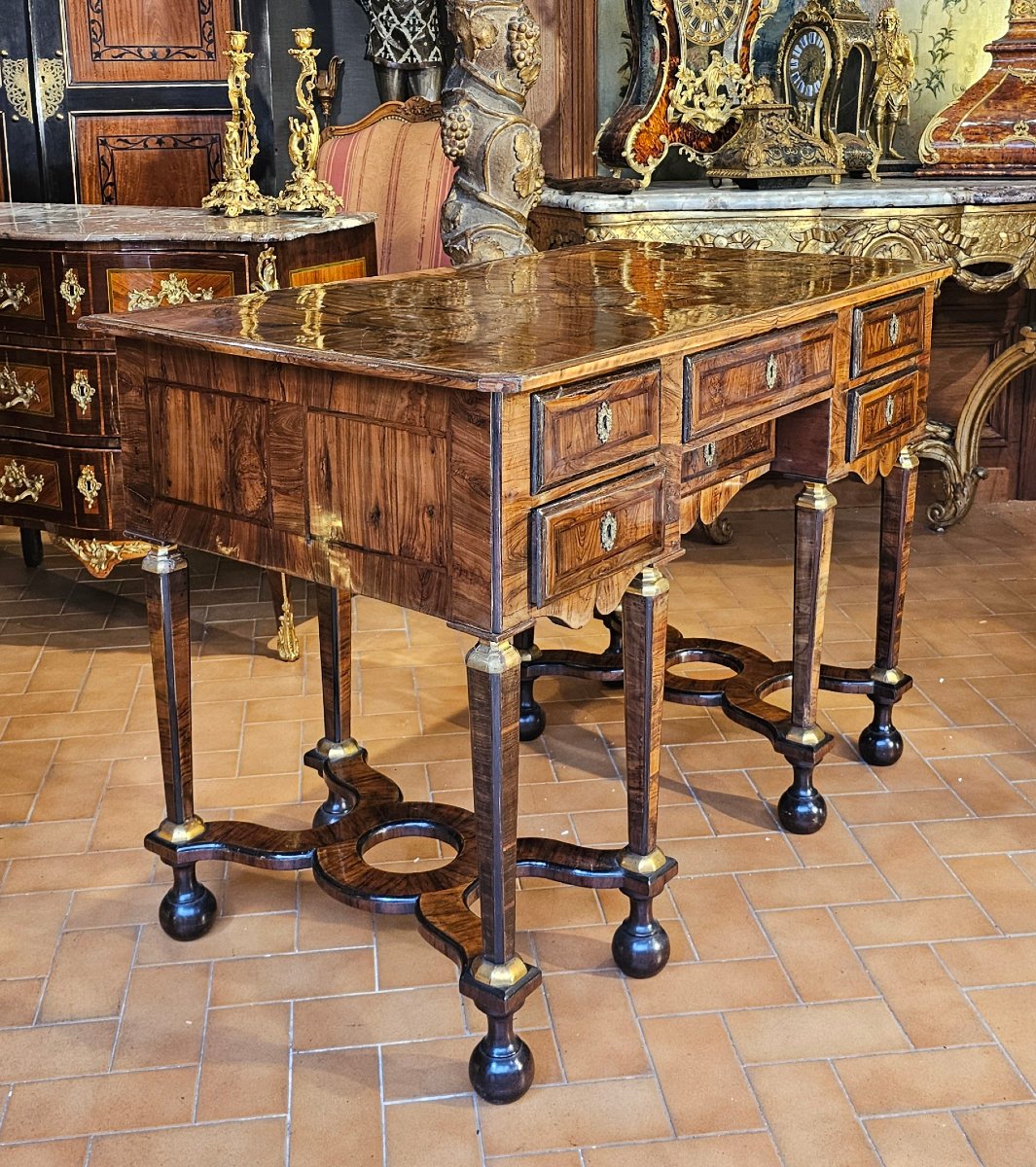 Bureau Mazarin Époque Louis XIV-photo-3