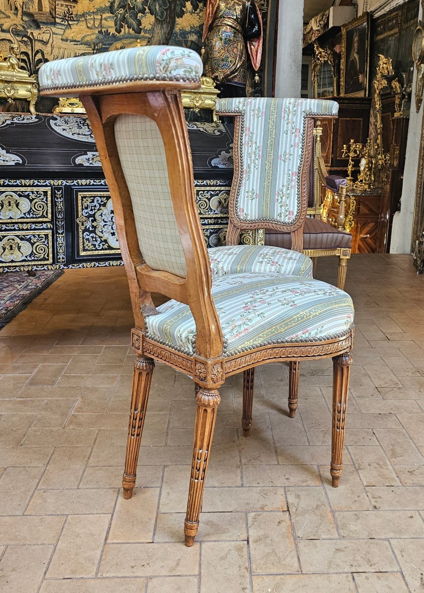 Pair Of Louis XVI Period Chairs-photo-2