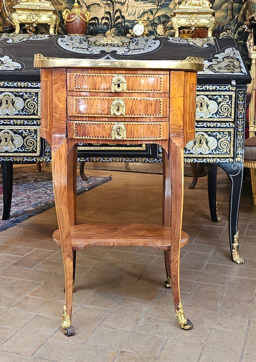 Table de Salon Epoque Transition Louis XV- Louis XVI-photo-3