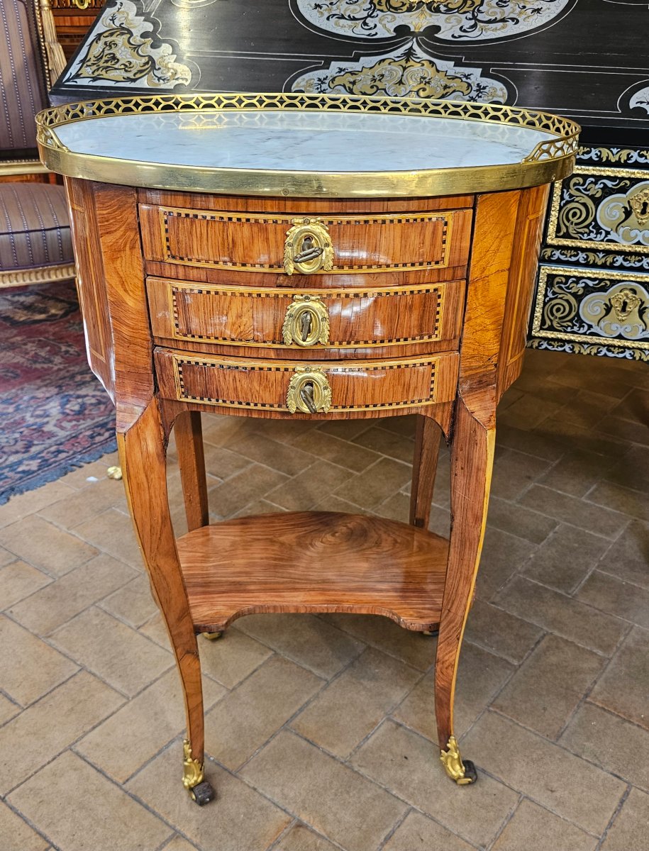 Table de Salon Epoque Transition Louis XV- Louis XVI-photo-4