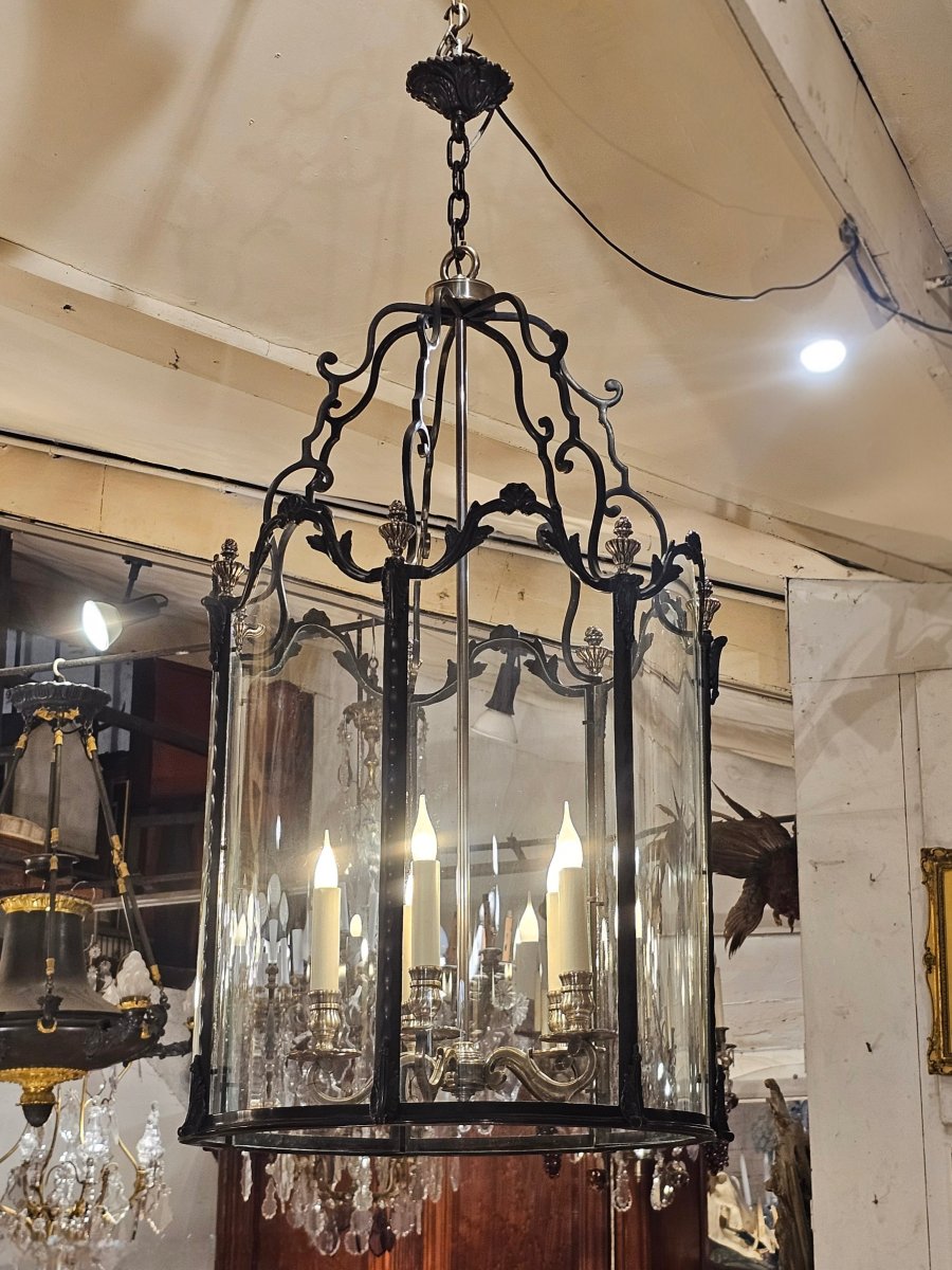 Lanterne en Bronze de Style Louis XV