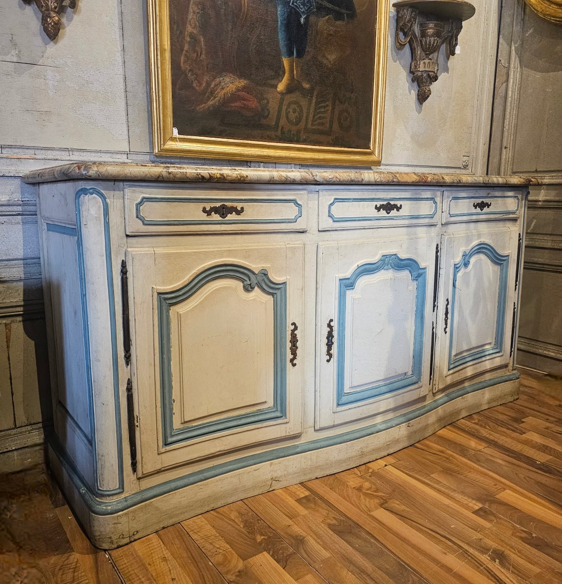 Buffet de Boiserie Epoque Louis XV-photo-2