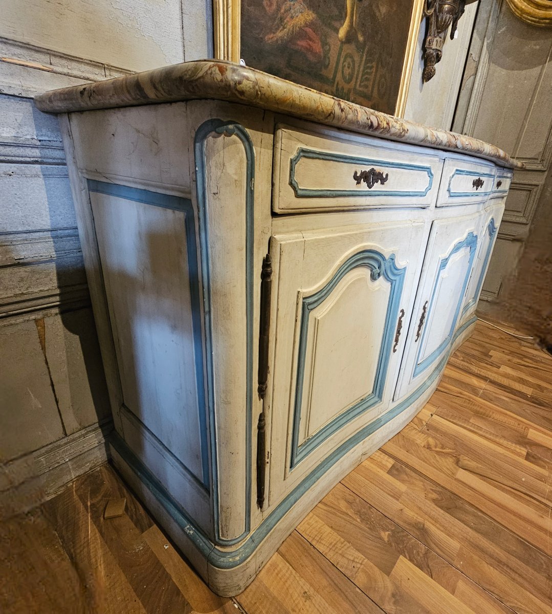 Buffet de Boiserie Epoque Louis XV-photo-4